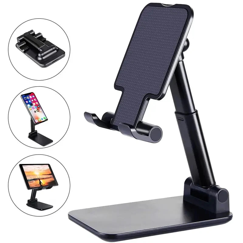 Adjustable Desk Phone & Tablet Holder Stand | Universal iPhone iPad Xiaomi Stand