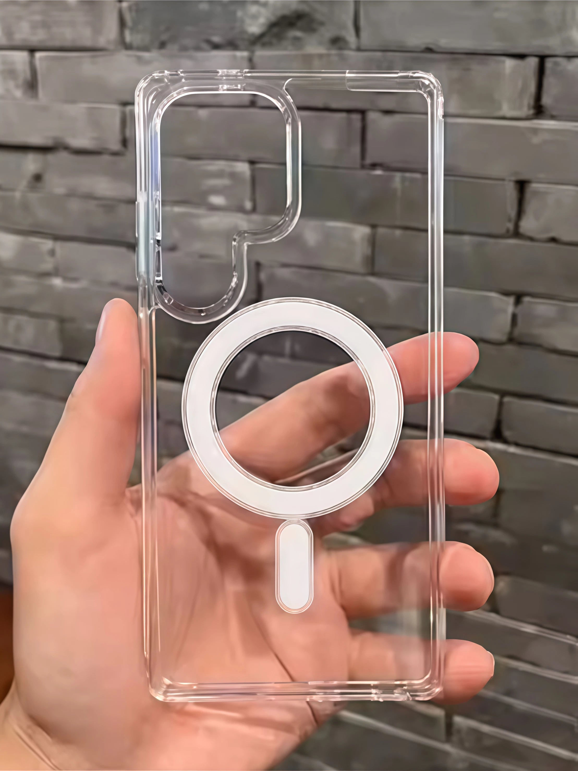 Transparent Shockproof Magnetic Phone Case for Samsung Galaxy S26–S20 Series