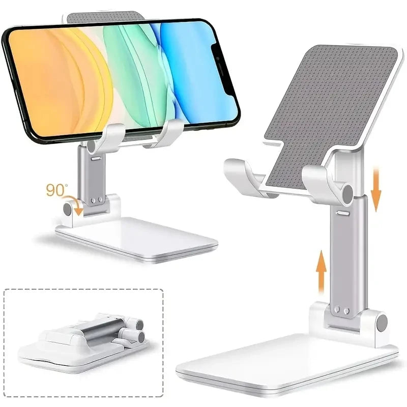 Adjustable Desk Phone & Tablet Holder Stand | Universal iPhone iPad Xiaomi Stand