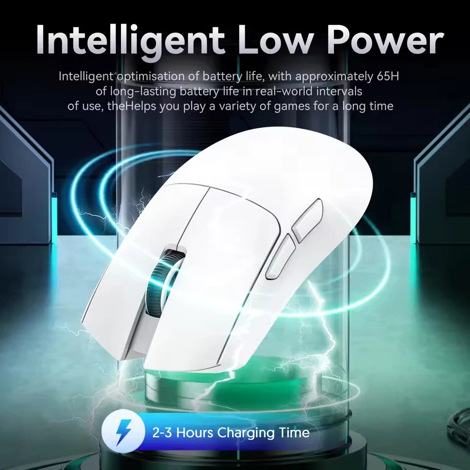 K-Snake X11 Wireless Mouse,Bluetooth/2.4G/wired Tri-Mode Mouse ,PAW3311 RGB Magnetic charging dock Gaming Mouse
