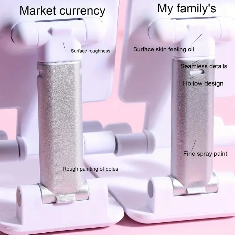 Adjustable Desk Phone & Tablet Holder Stand | Universal iPhone iPad Xiaomi Stand
